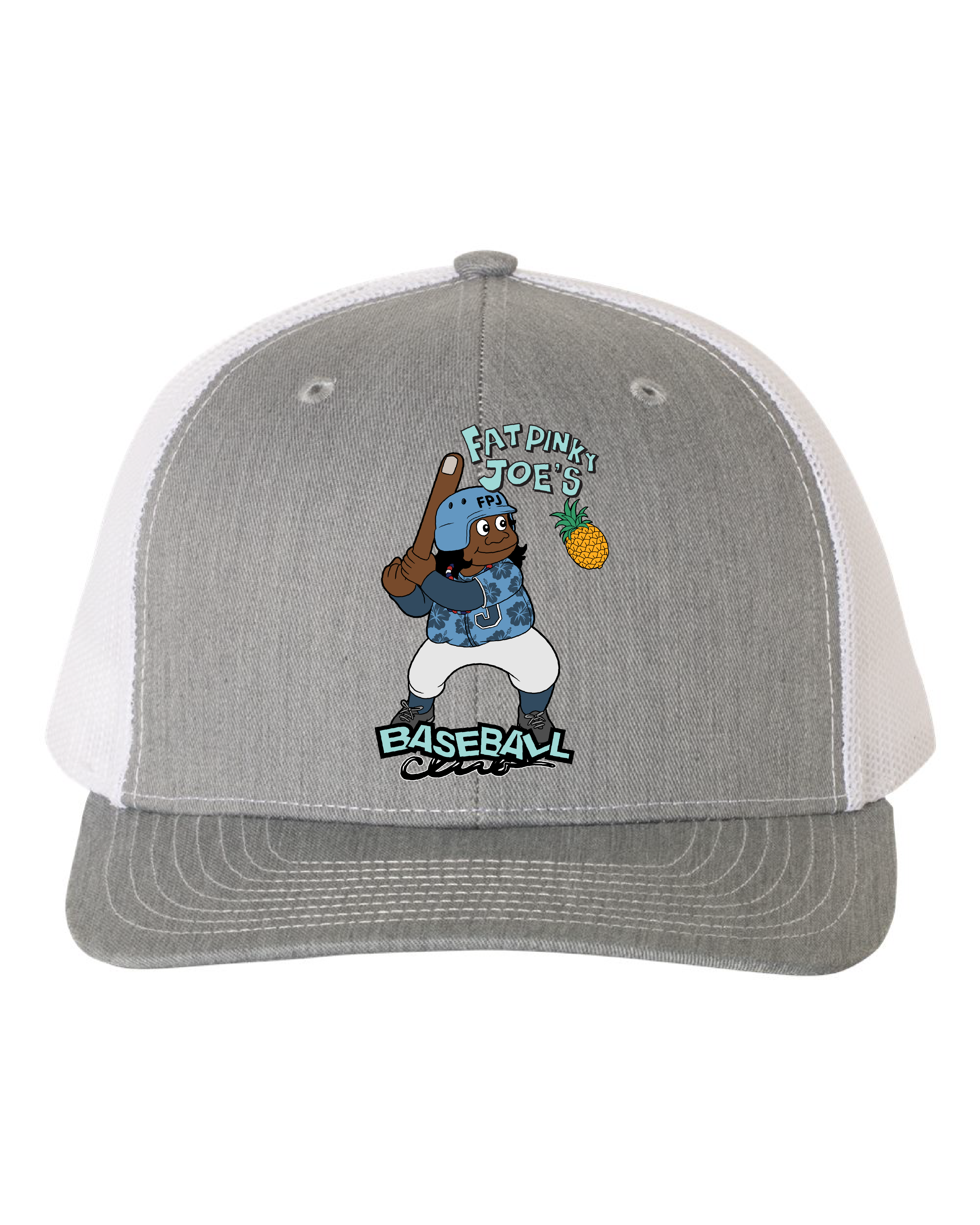 Fat Pinky Joe Base Ball Richardson 112 Grey Heather and White