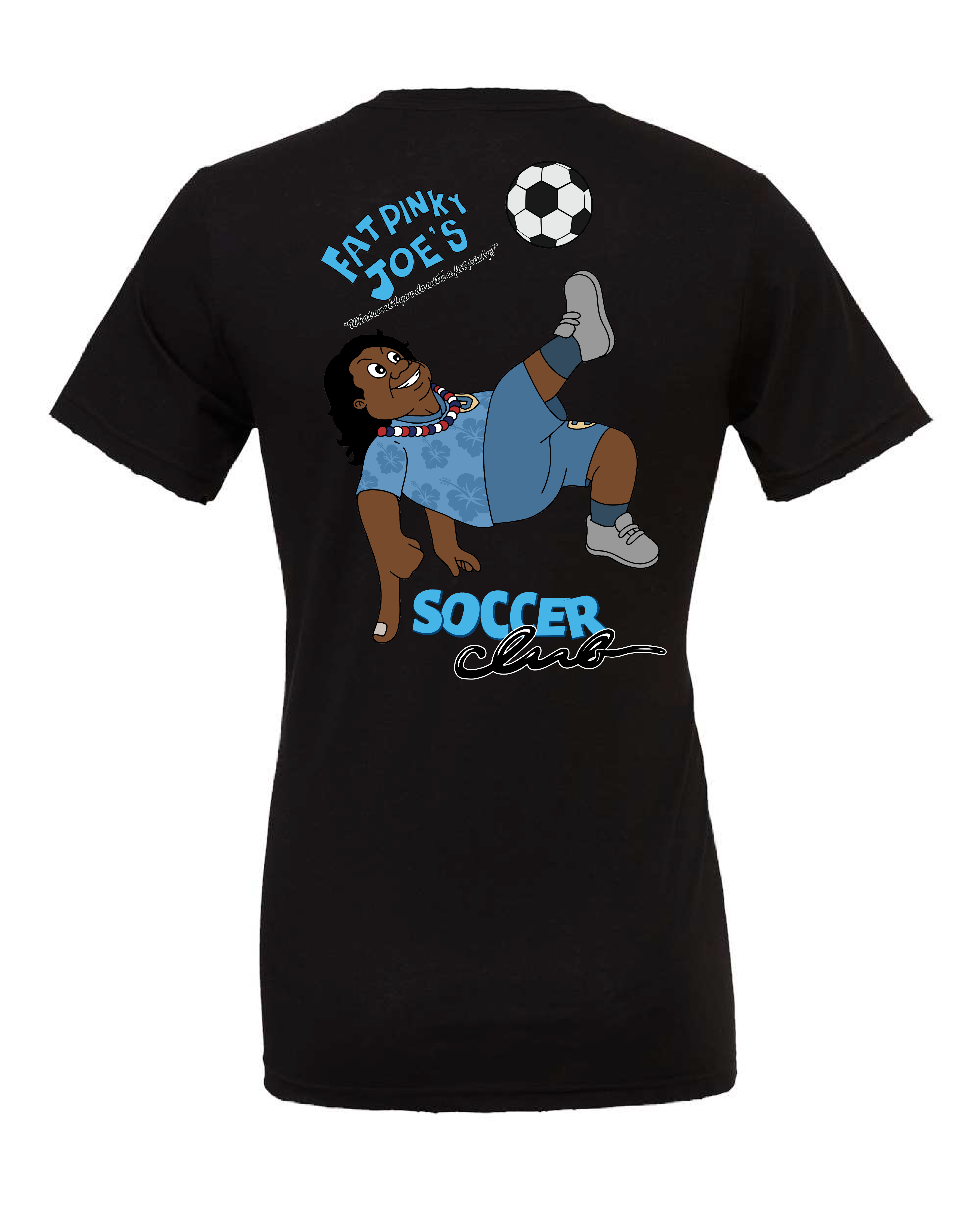 Fat Pinky Joe Bella Canvas Soccer Striker Club T-shirt