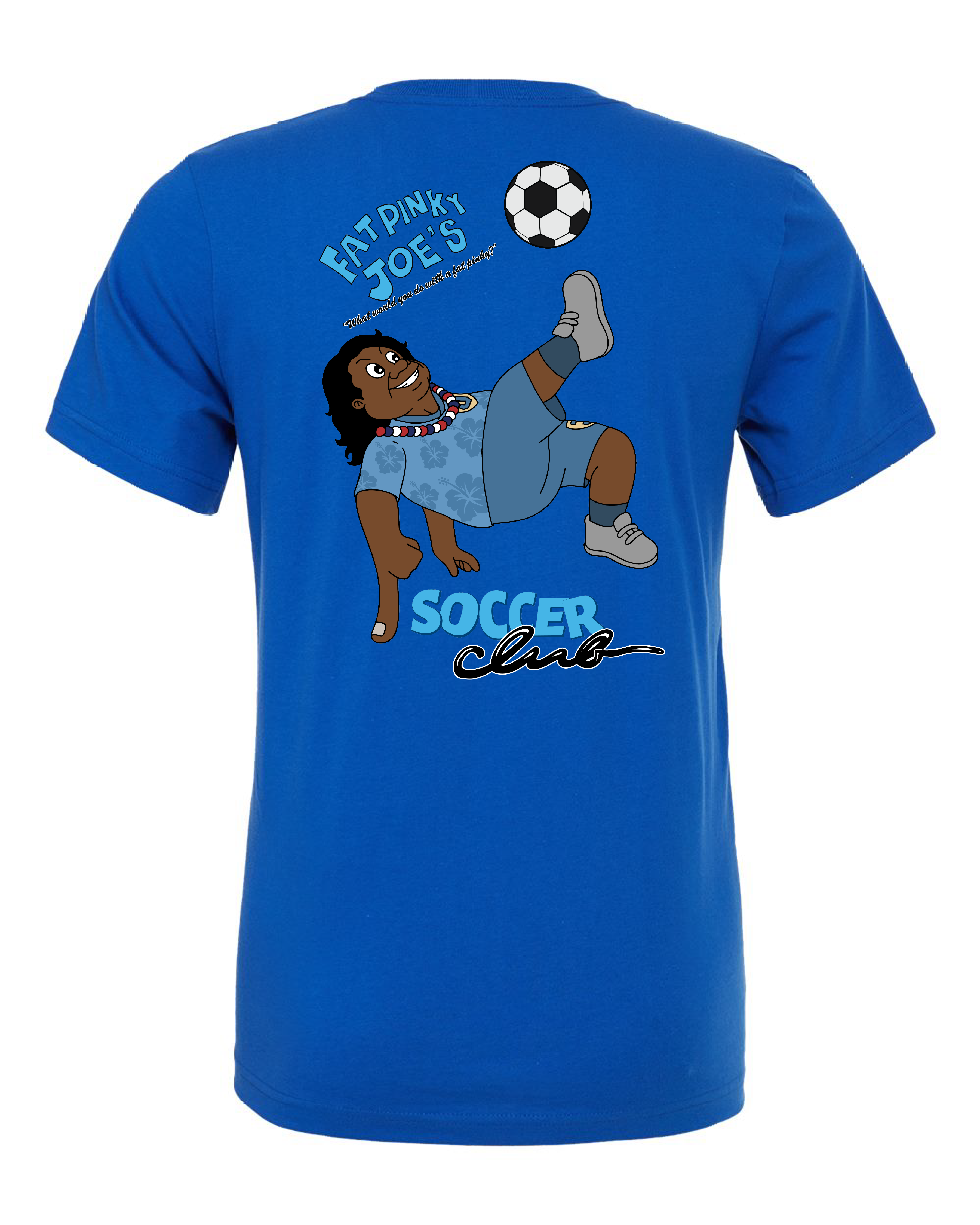 Fat Pinky Joe Bella Canvas Soccer Striker Club T-shirt