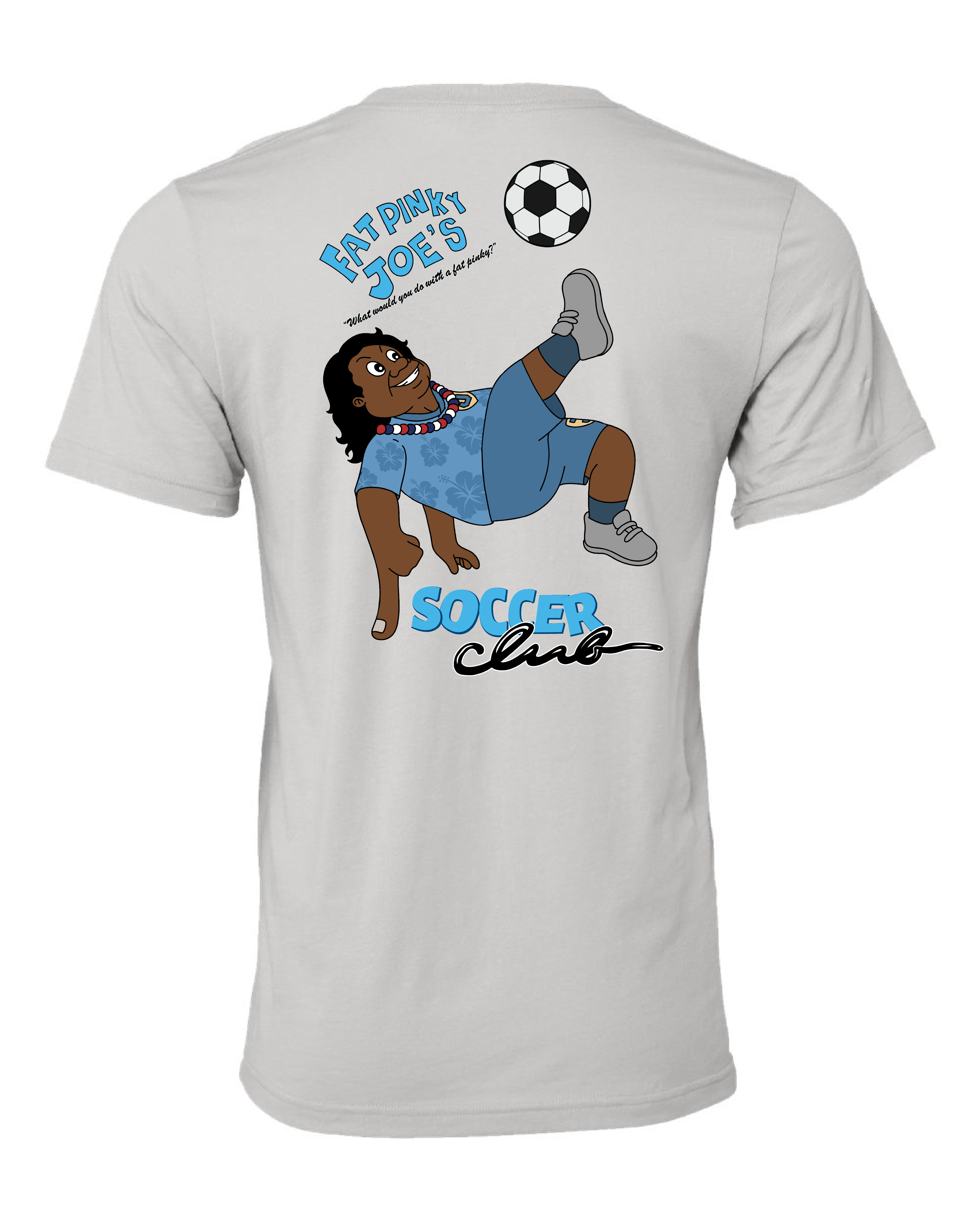 Fat Pinky Joe Bella Canvas Soccer Striker Club T-shirt