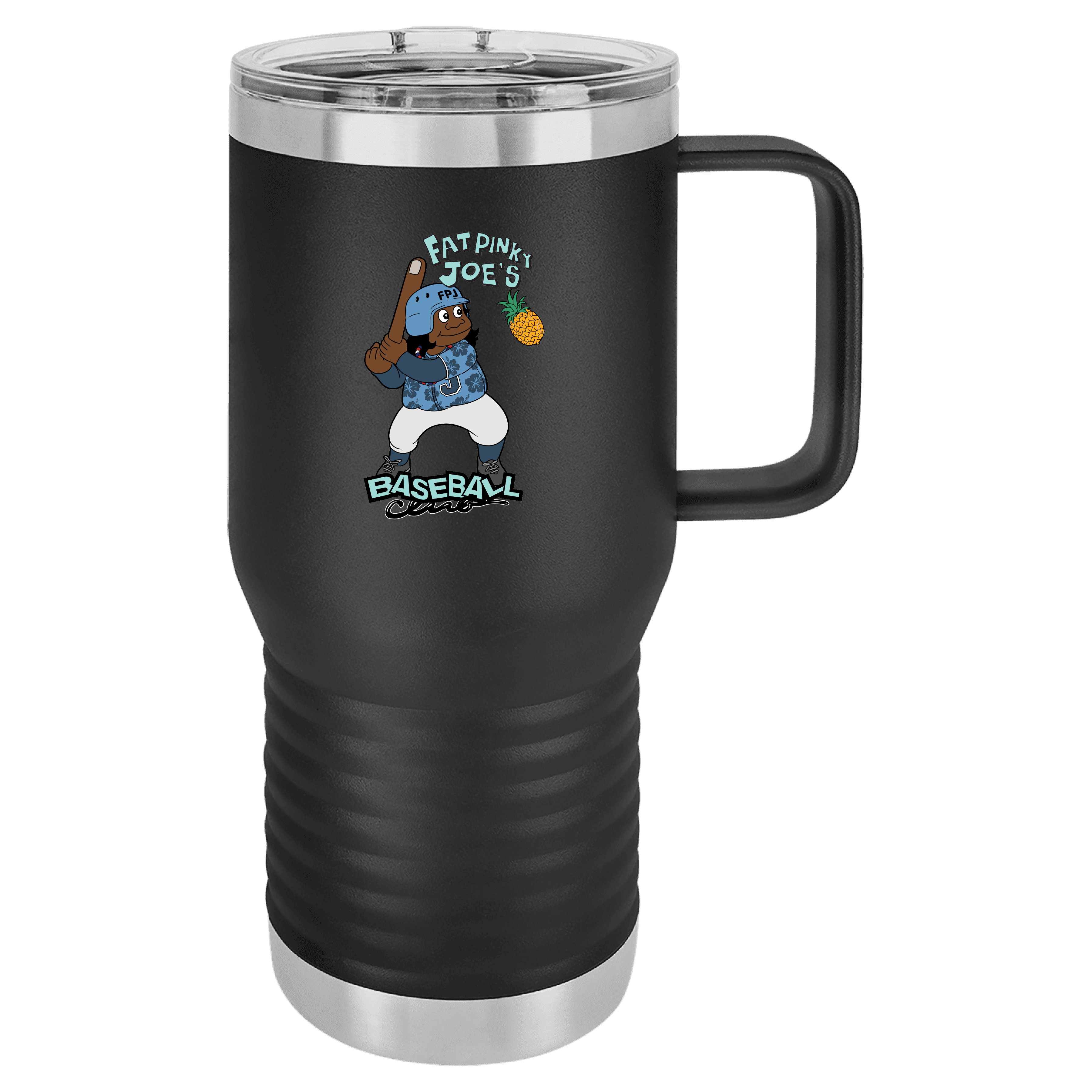 Fat Pinky Joe Base Ball 20 OZ Polar Camel Travel Coffee Mugs