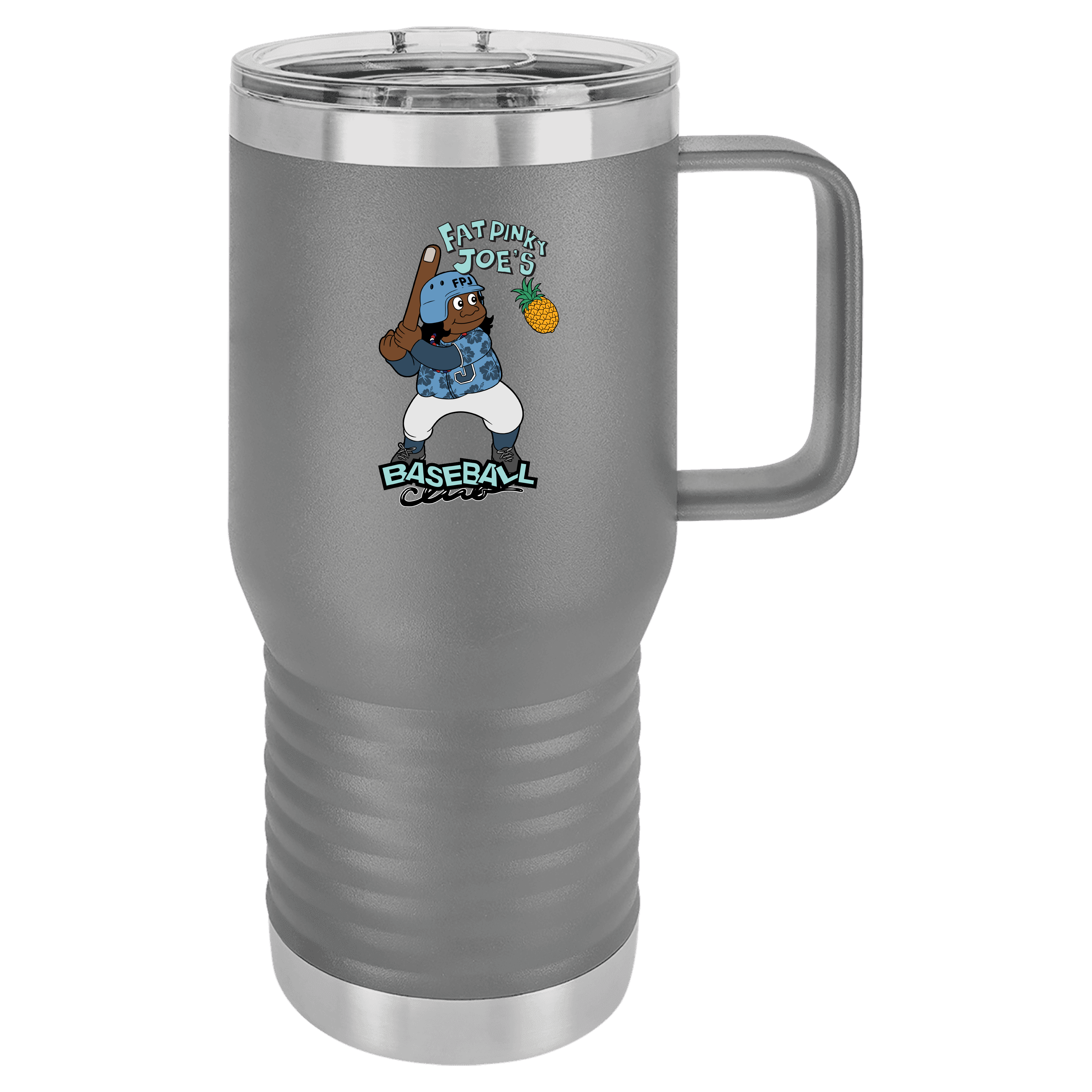 Fat Pinky Joe Base Ball 20 OZ Polar Camel Travel Coffee Mugs