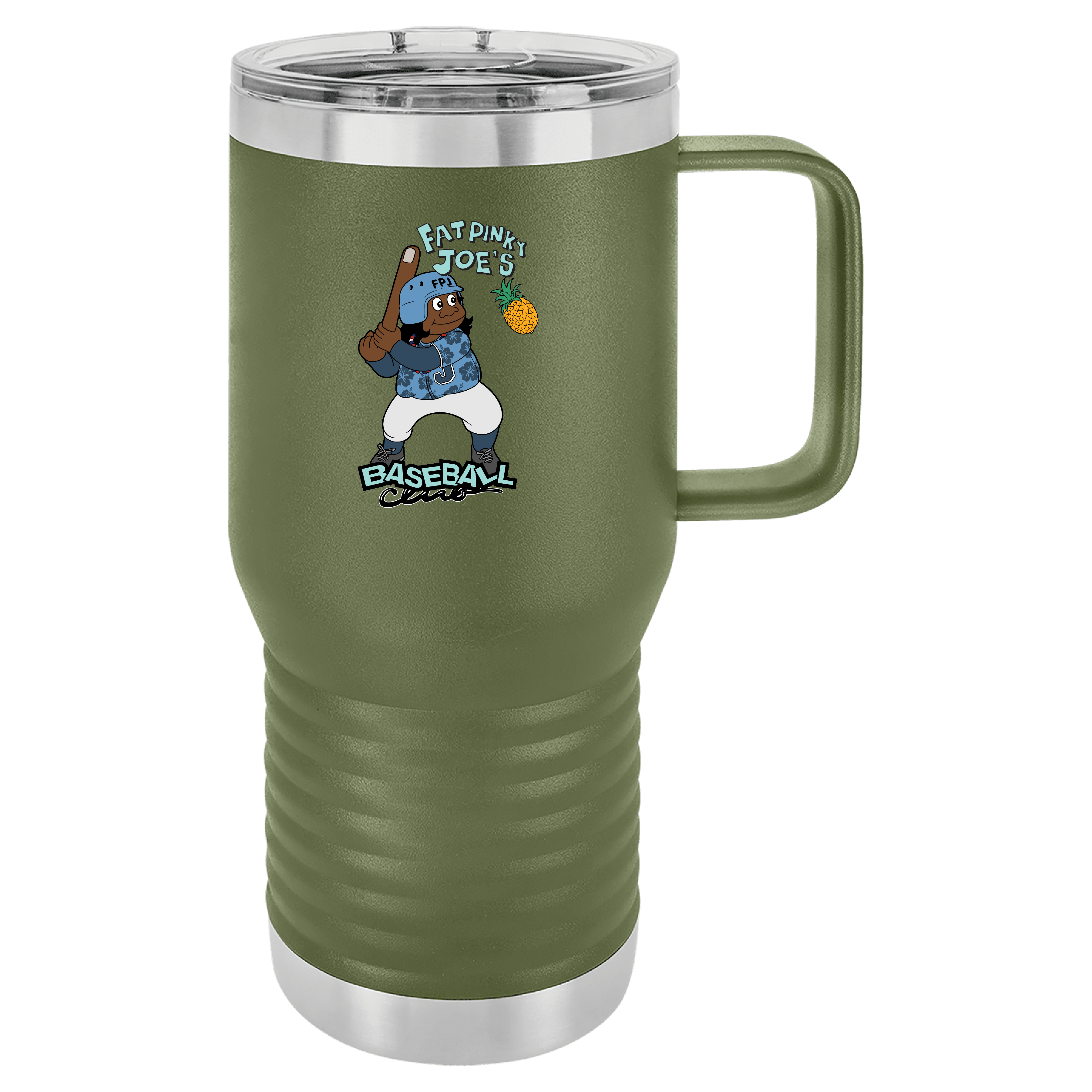 Fat Pinky Joe Base Ball 20 OZ Polar Camel Travel Coffee Mugs