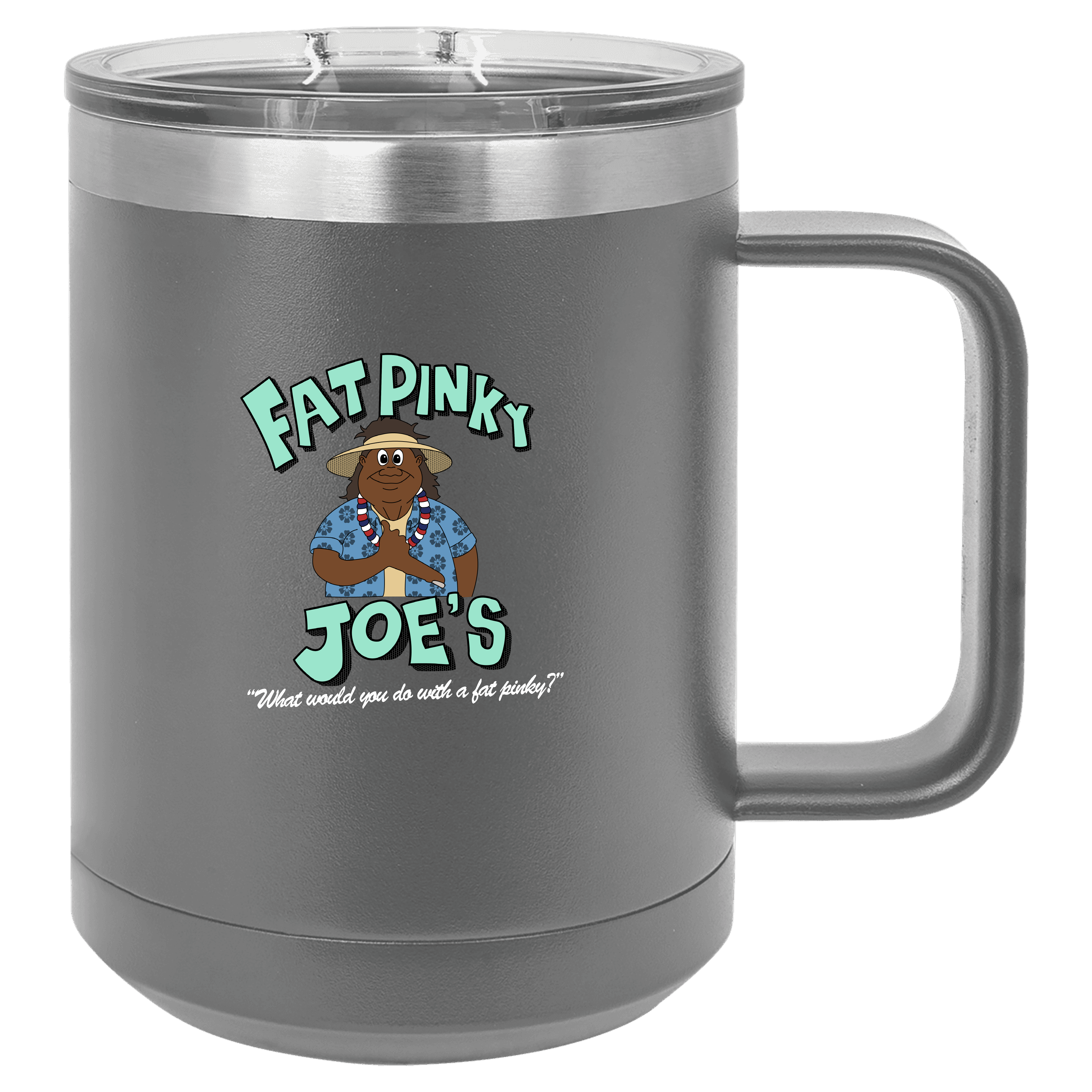 Fat Pinky Joe Classic 15 OZ Polar Camel Travel Coffee Mugs