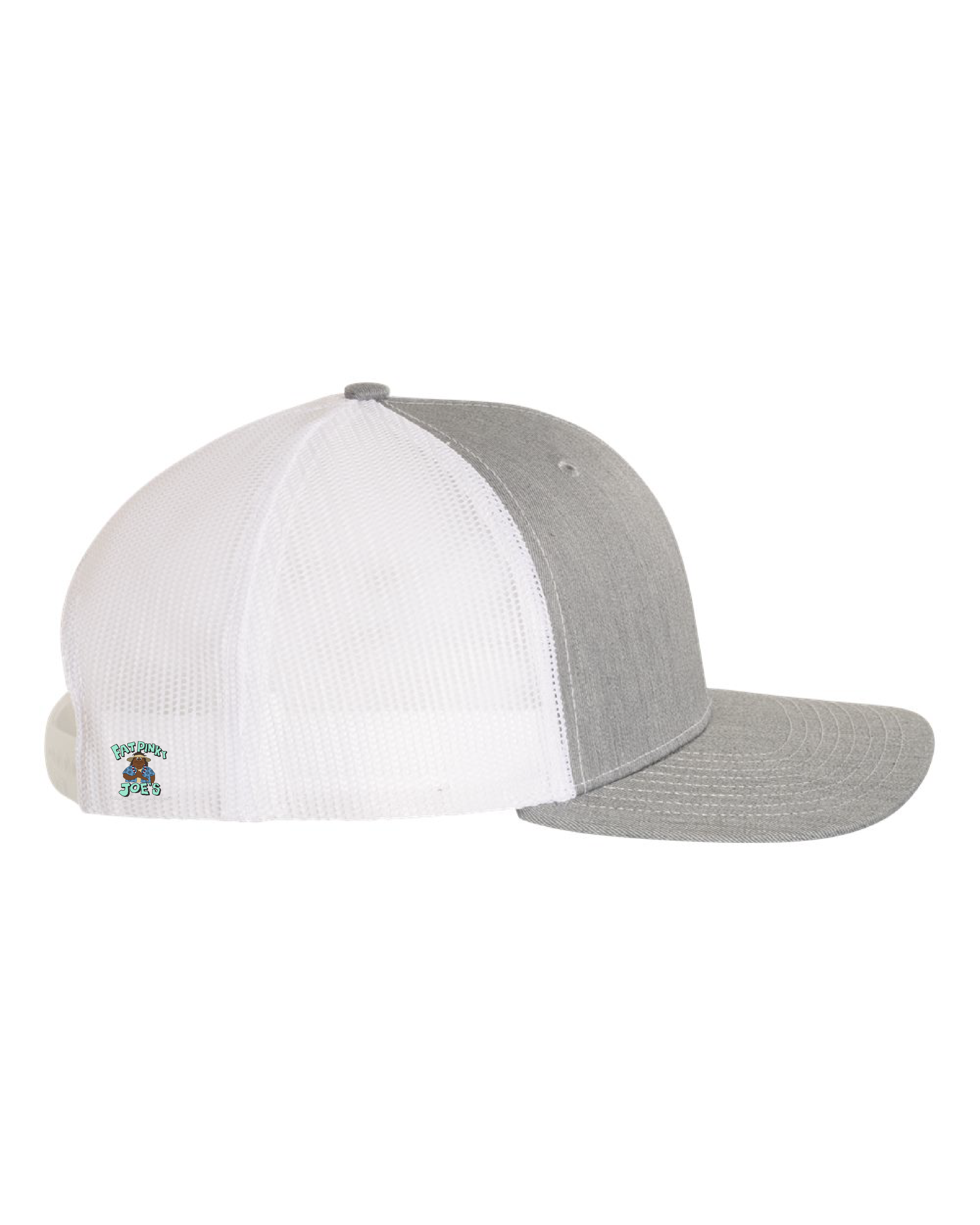 Fat Pinky Joe Classic Richardson 112 Grey Heather and White