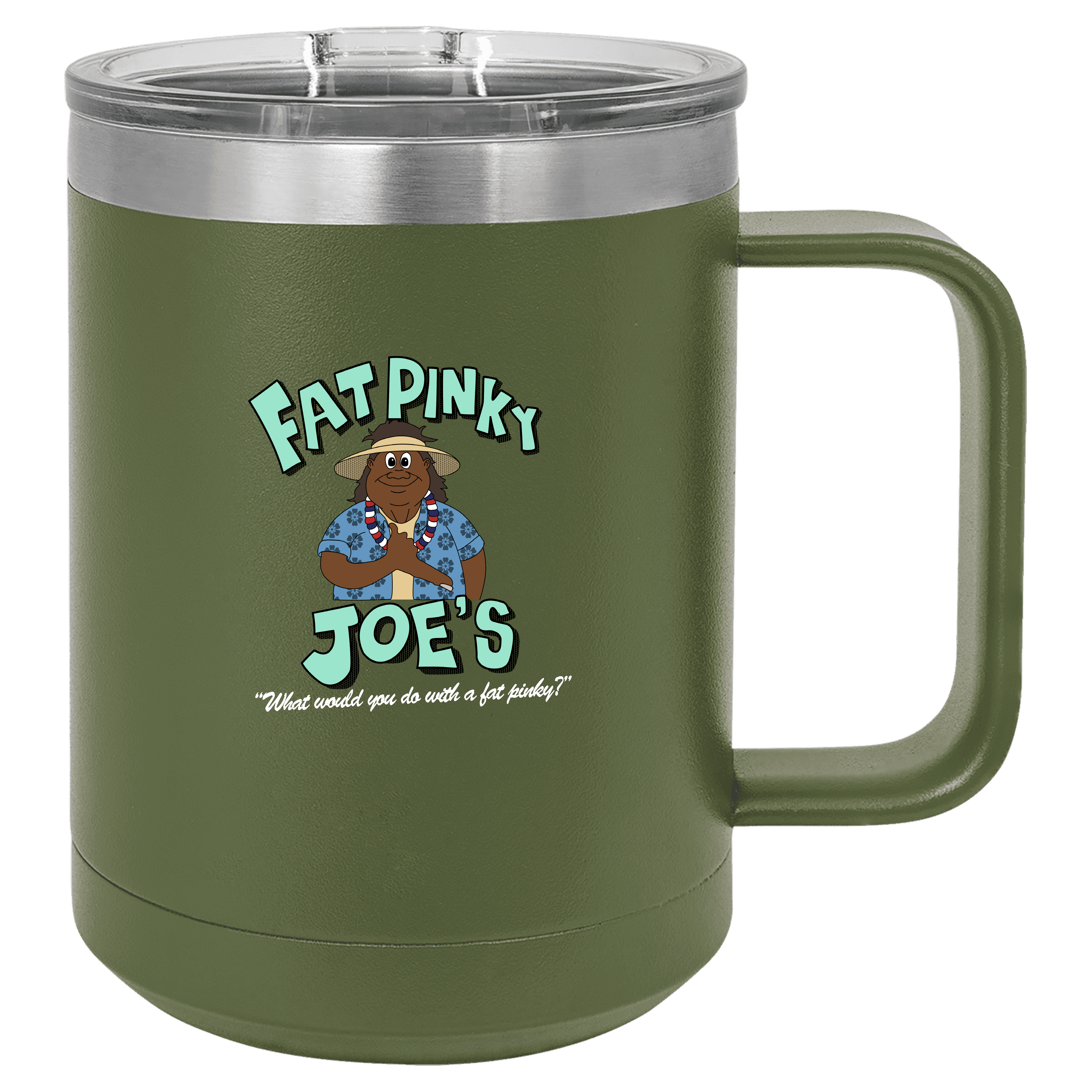 Fat Pinky Joe Classic 15 OZ Polar Camel Travel Coffee Mugs