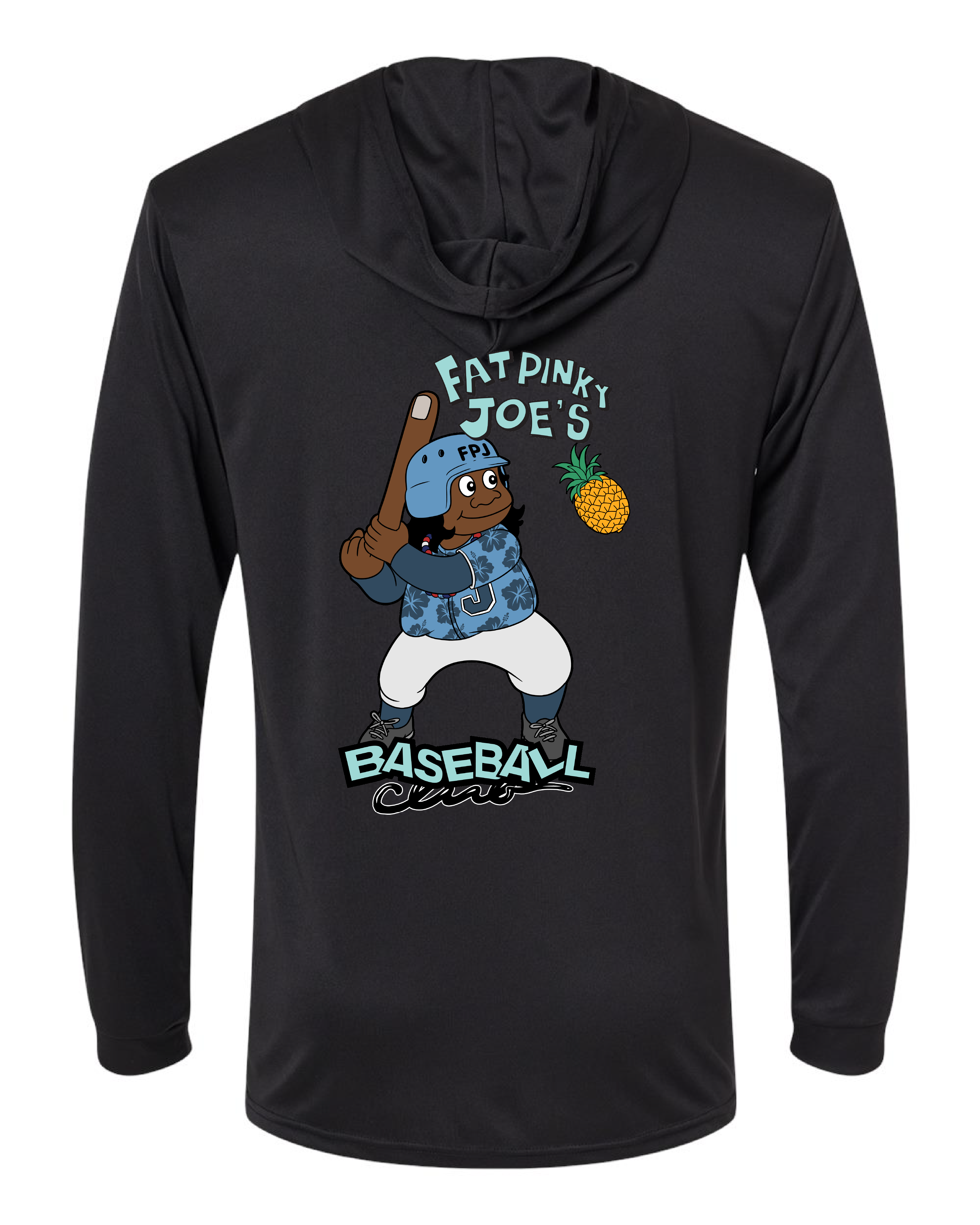 Fat Pinky Joes Baseball Club Paragon 220  Long Sleeve Hooded T-Shirt