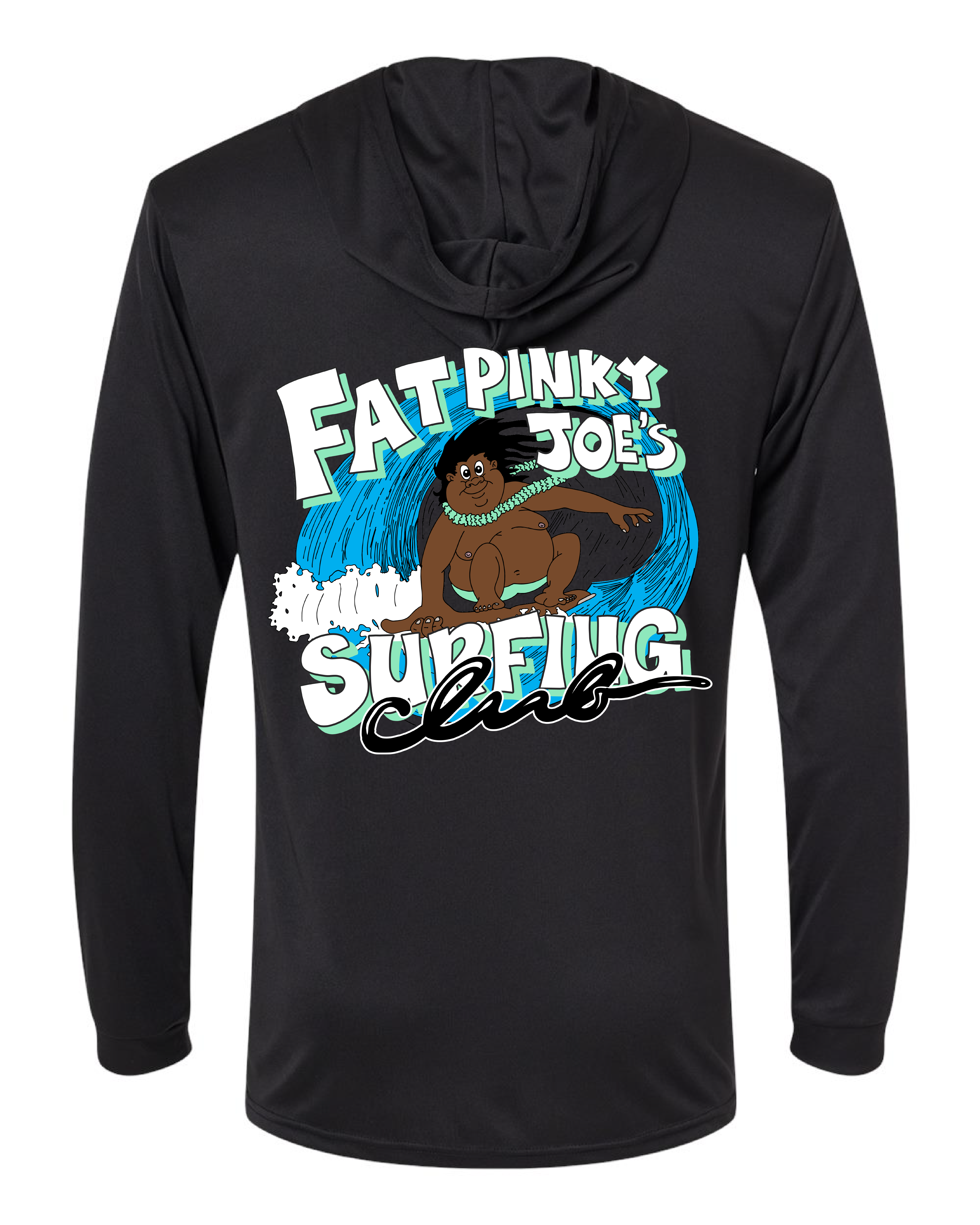 Fat Pinky Joes Surfing Club Paragon 220  Long Sleeve Hooded T-Shirt