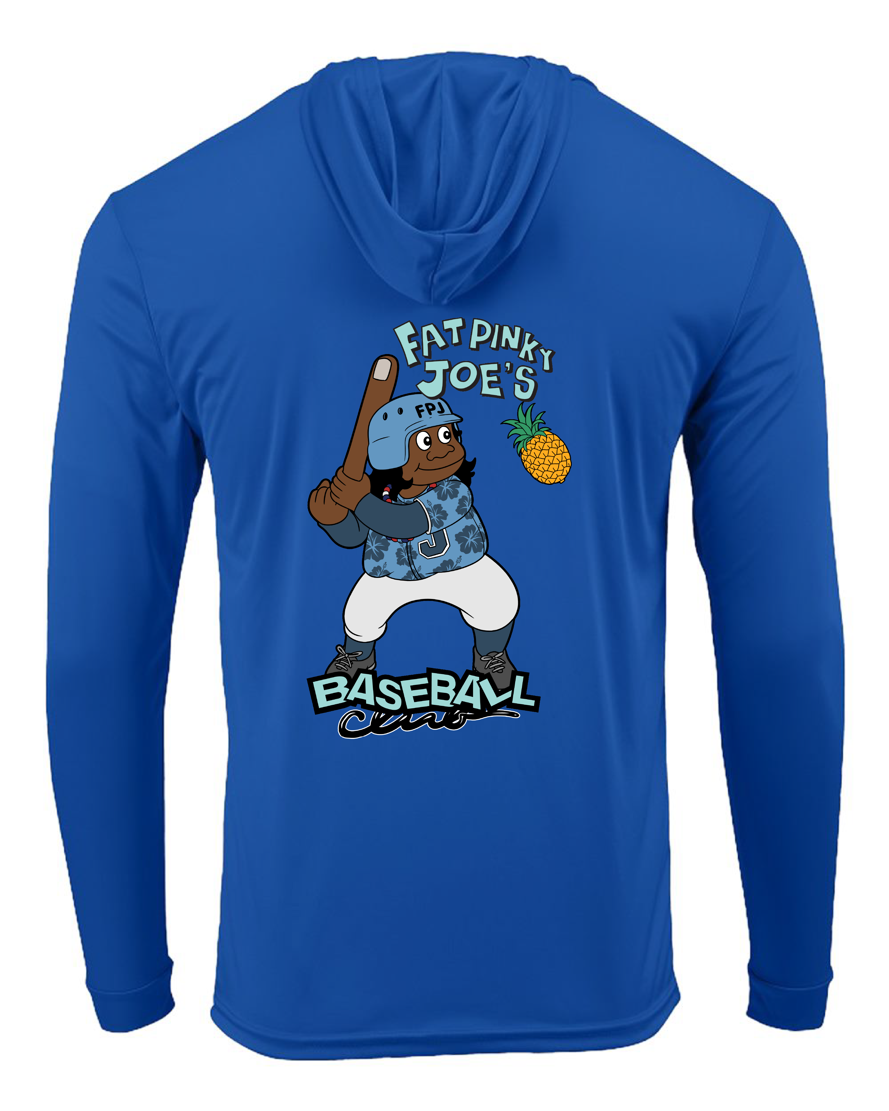 Fat Pinky Joes Baseball Club Paragon 220  Long Sleeve Hooded T-Shirt