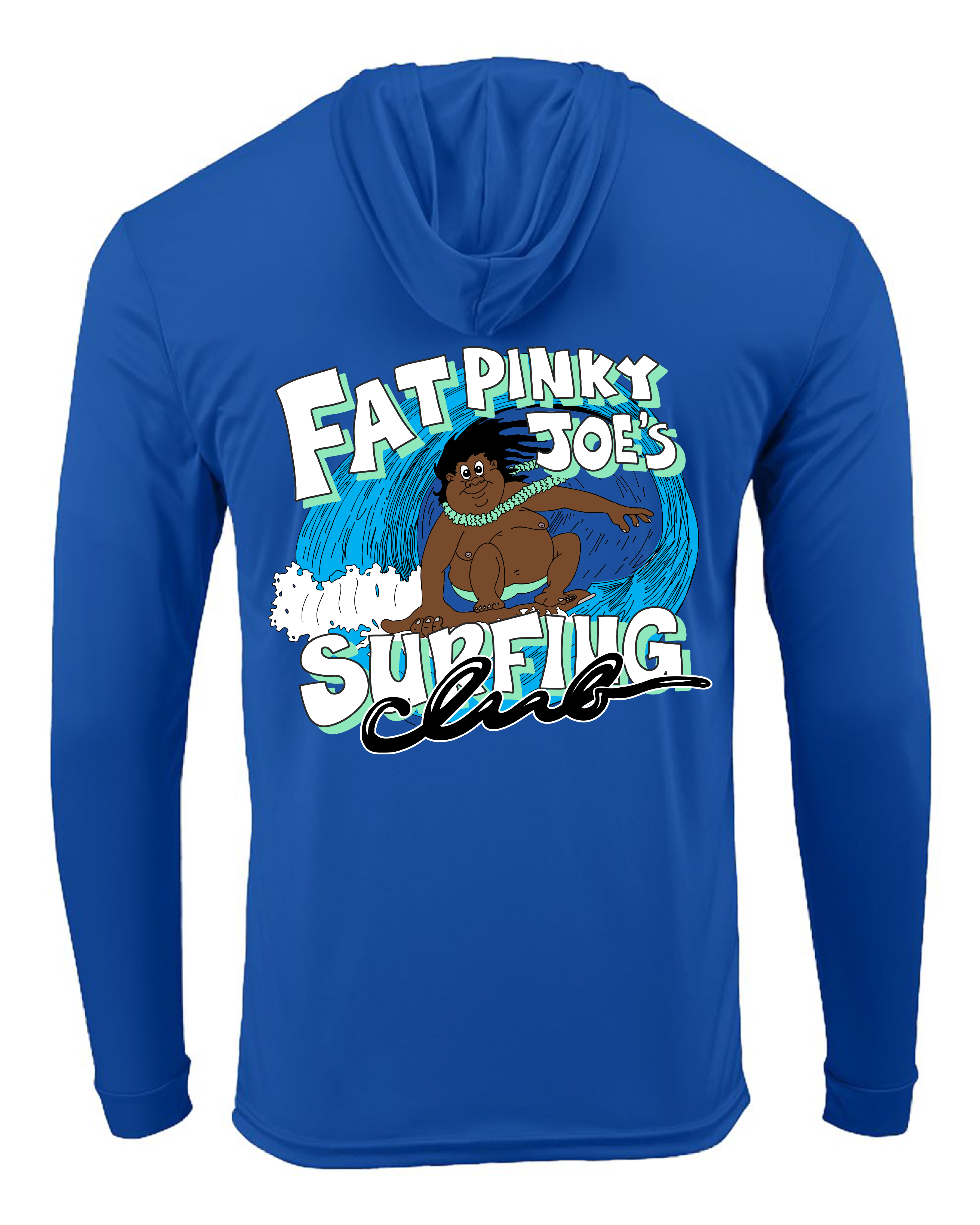 Fat Pinky Joes Surfing Club Paragon 220  Long Sleeve Hooded T-Shirt