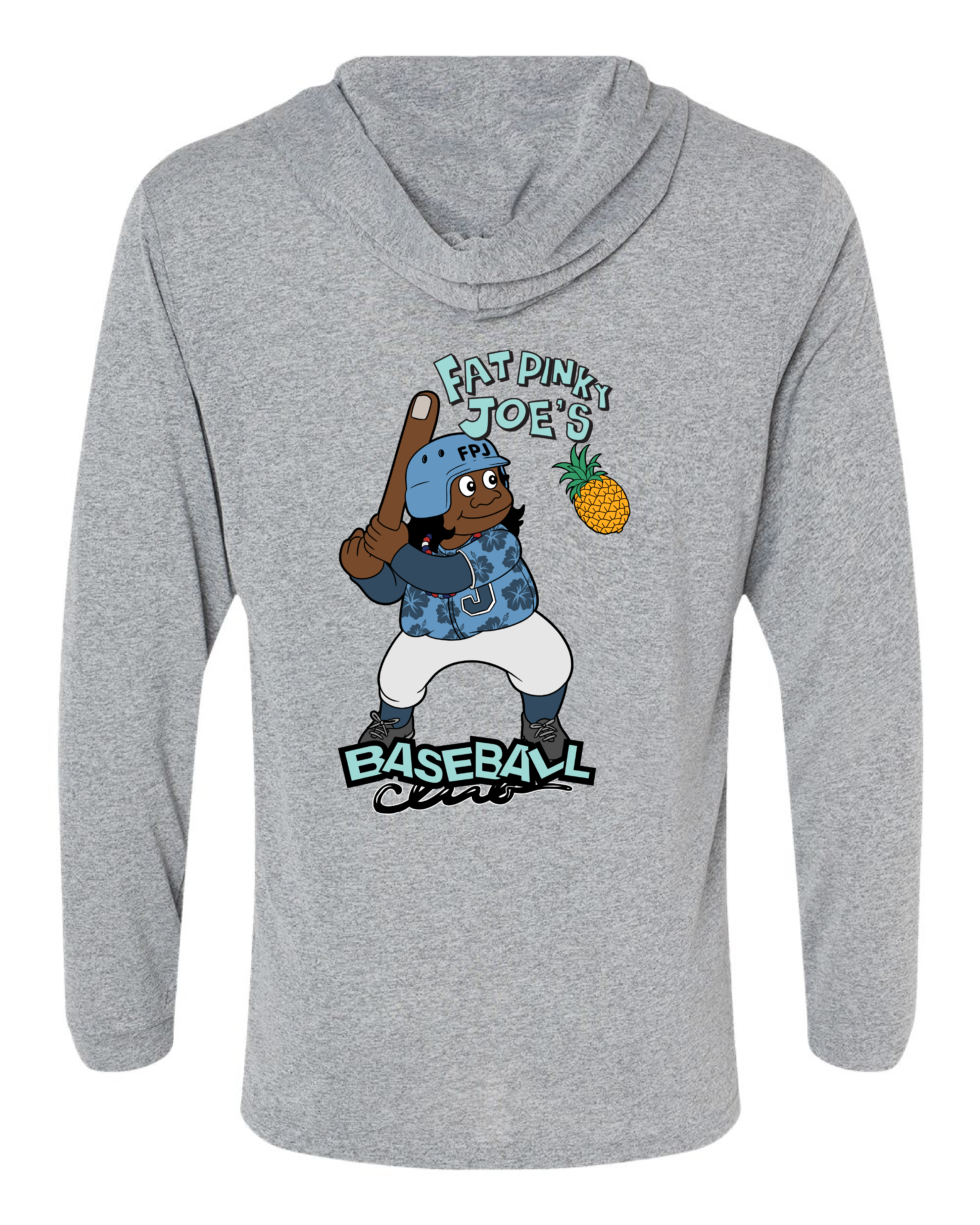 Fat Pinky Joes Baseball Club Paragon 220  Long Sleeve Hooded T-Shirt