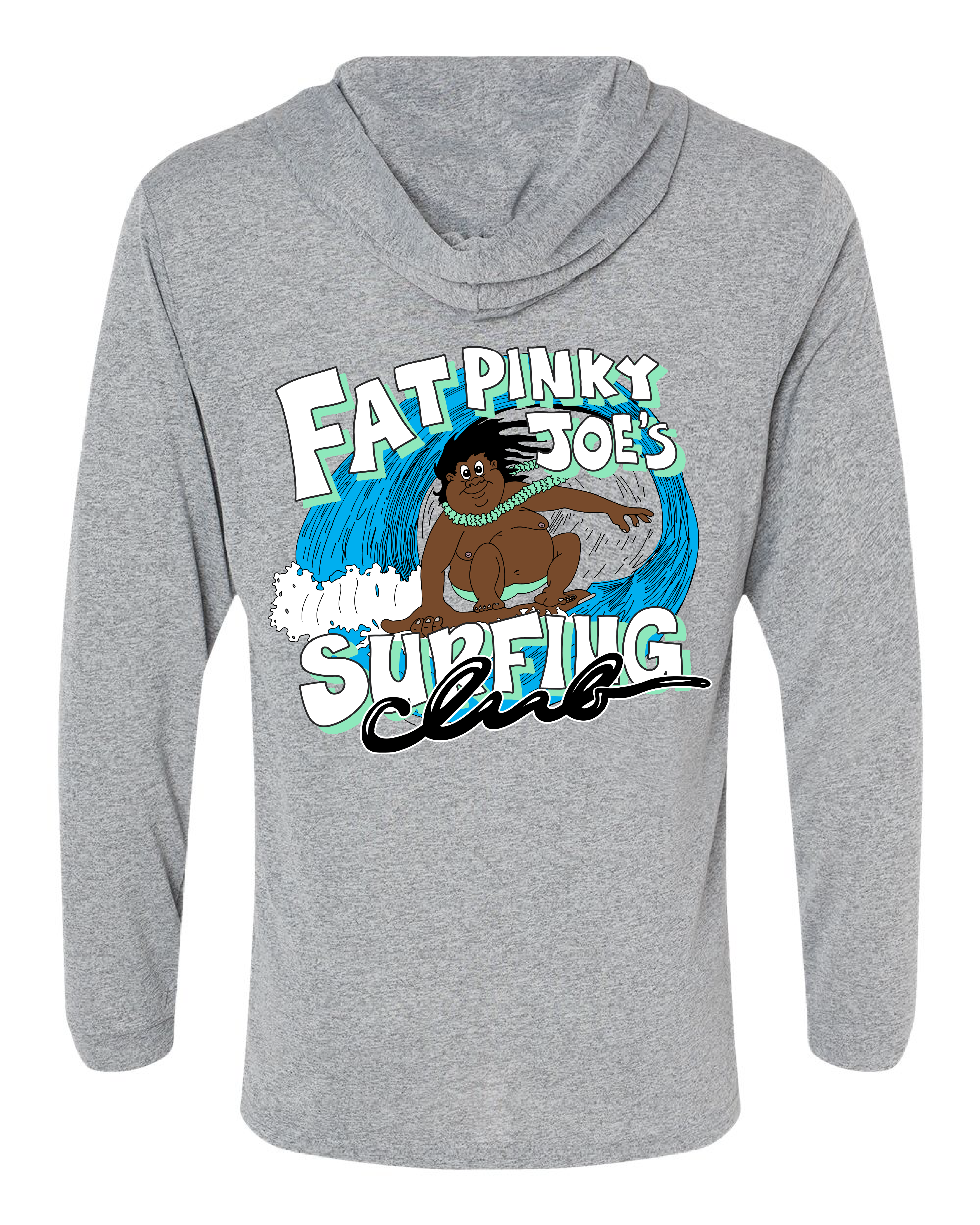 Fat Pinky Joes Surfing Club Paragon 220  Long Sleeve Hooded T-Shirt