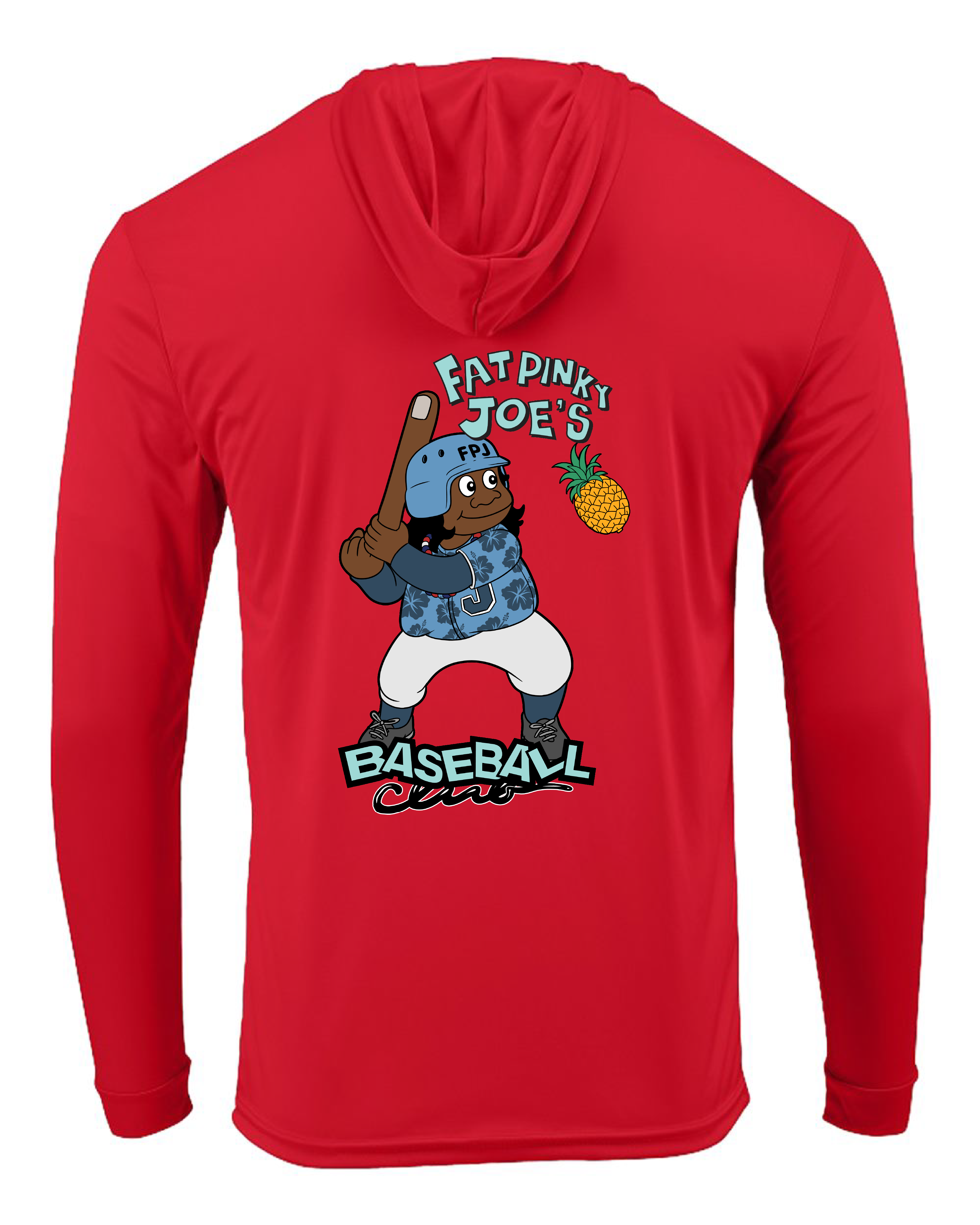 Fat Pinky Joes Baseball Club Paragon 220  Long Sleeve Hooded T-Shirt