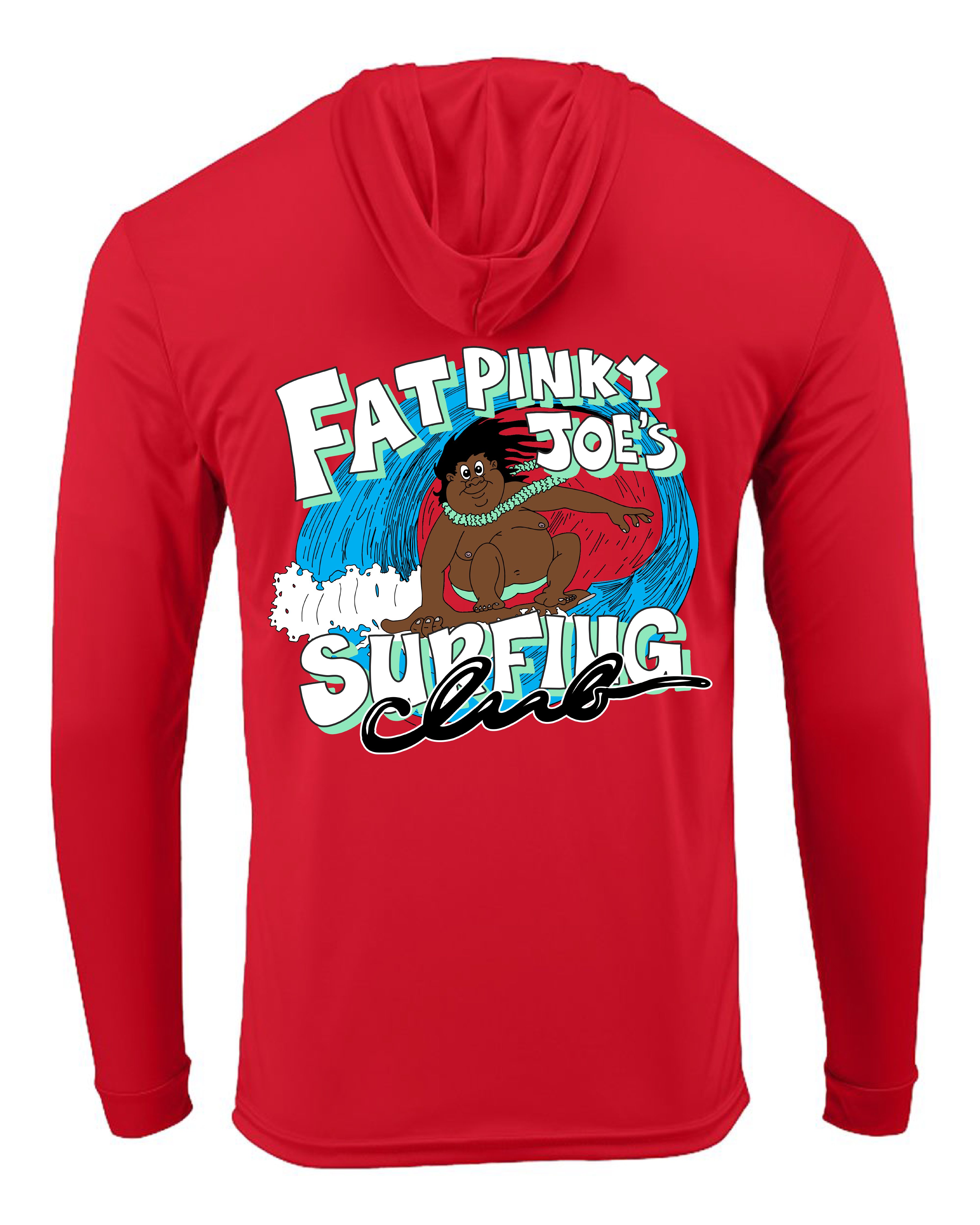 Fat Pinky Joes Surfing Club Paragon 220  Long Sleeve Hooded T-Shirt